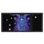 Dark Capricorn Zodiac Sign Print Trifold Wallet