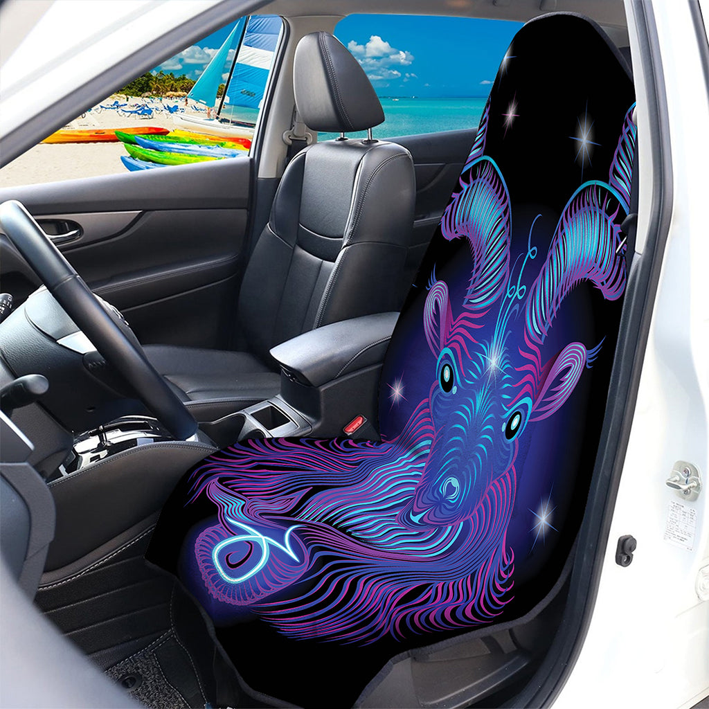 Dark Capricorn Zodiac Sign Print Waterproof Car Seat Cover