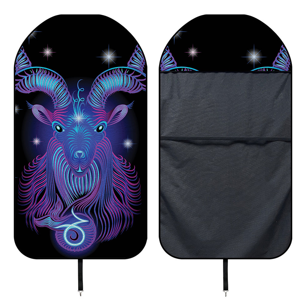 Dark Capricorn Zodiac Sign Print Waterproof Car Seat Cover