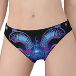 Dark Capricorn Zodiac Sign Print Women's Panties