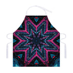 Dark Cloud Kaleidoscope Print Adjustable Apron