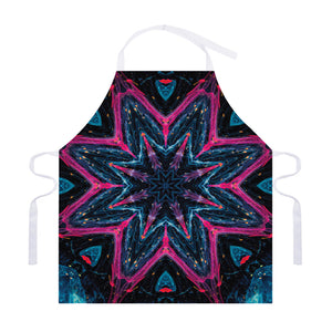 Dark Cloud Kaleidoscope Print Adjustable Apron