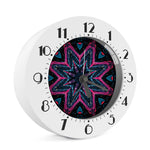 Dark Cloud Kaleidoscope Print Alarm Clock