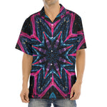 Dark Cloud Kaleidoscope Print Aloha Shirt