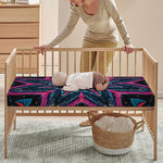 Dark Cloud Kaleidoscope Print Baby Crib Sheet