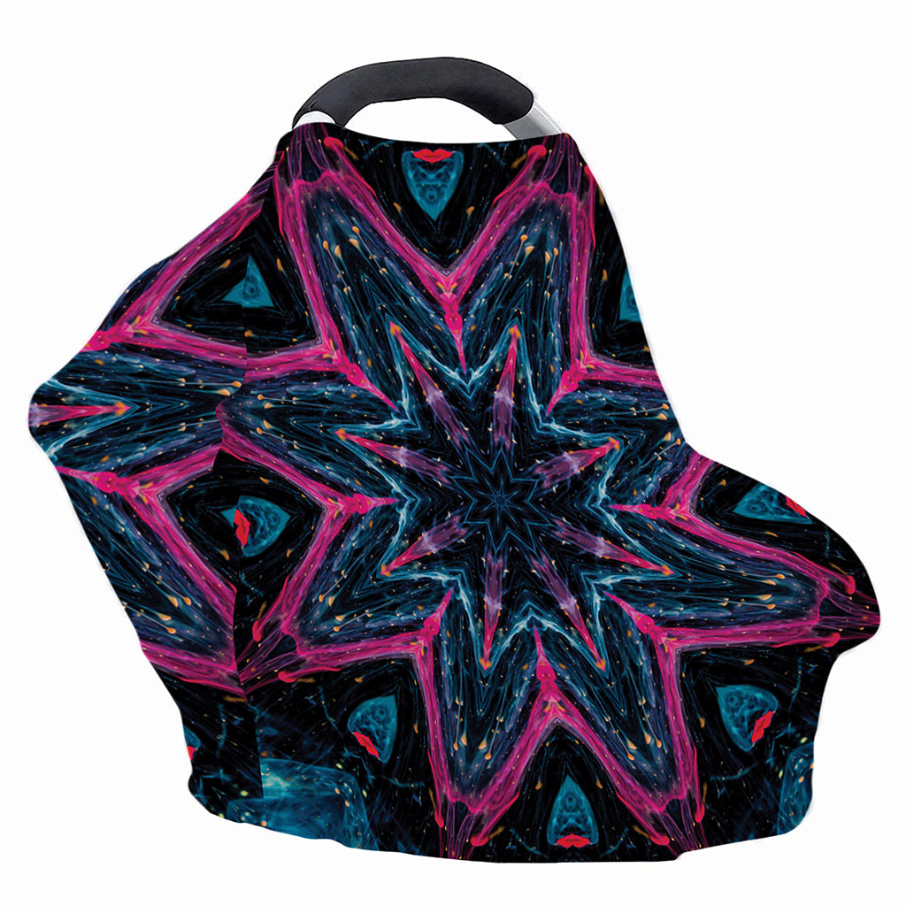 Dark Cloud Kaleidoscope Print Baby Seat Cover