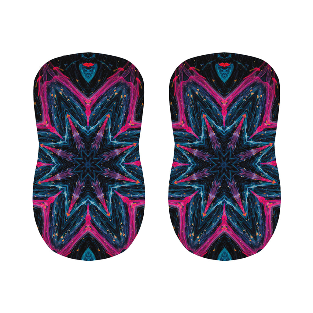 Dark Cloud Kaleidoscope Print Bar Stool Covers