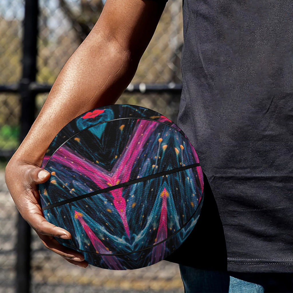Dark Cloud Kaleidoscope Print Basketball