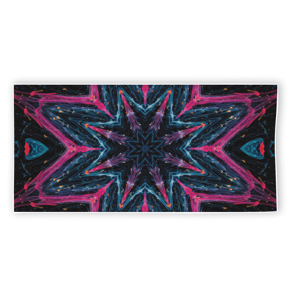 Dark Cloud Kaleidoscope Print Beach Towel