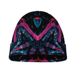 Dark Cloud Kaleidoscope Print Beanie