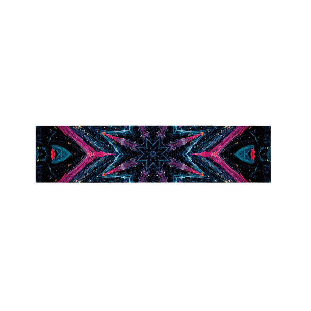 Dark Cloud Kaleidoscope Print Bed Runner