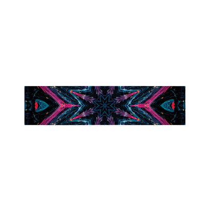 Dark Cloud Kaleidoscope Print Bed Runner