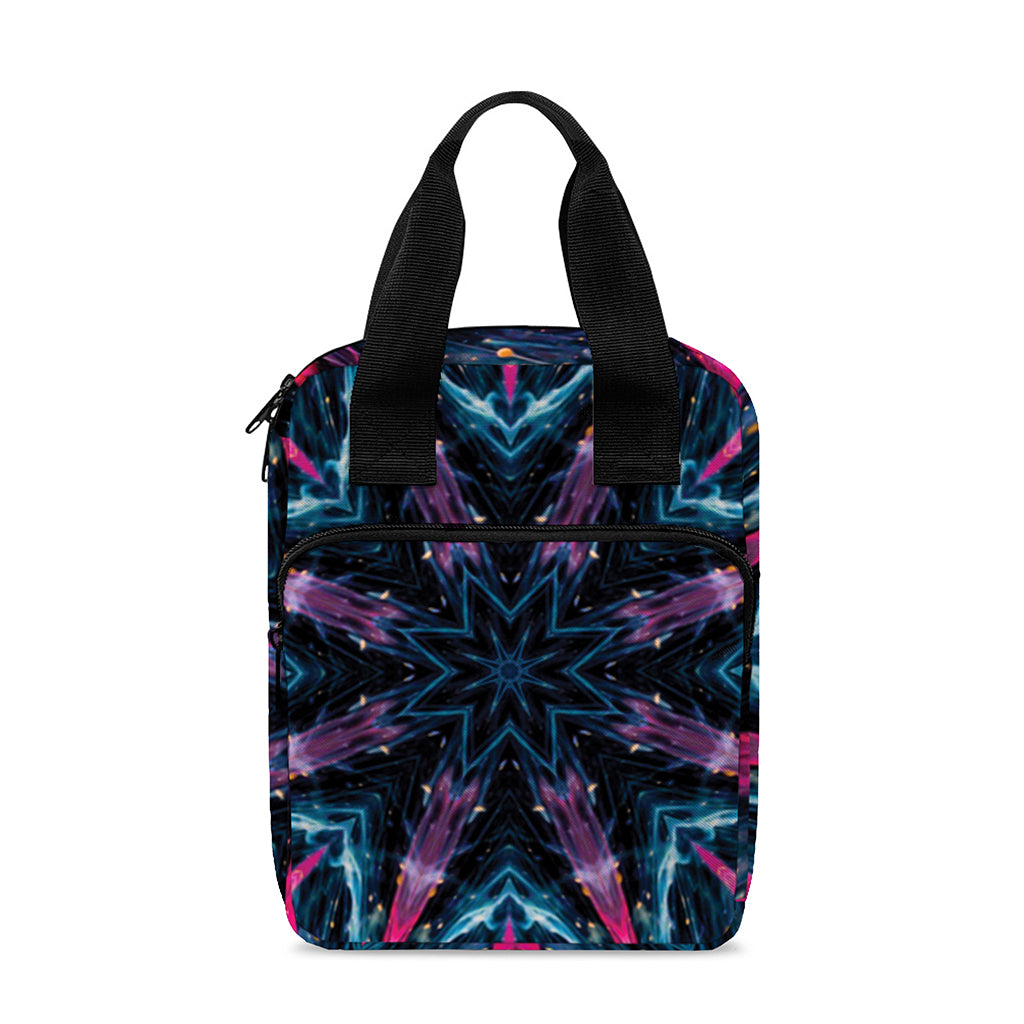 Dark Cloud Kaleidoscope Print Bible Tote Bag
