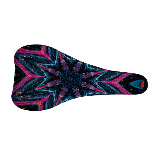 Dark Cloud Kaleidoscope Print Bicycle Seat Cover