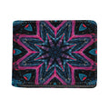 Dark Cloud Kaleidoscope Print Bifold Wallet