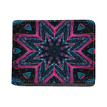 Dark Cloud Kaleidoscope Print Bifold Wallet