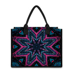 Dark Cloud Kaleidoscope Print Canvas Tote Bag