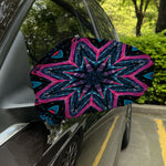 Dark Cloud Kaleidoscope Print Car Side Mirror Covers