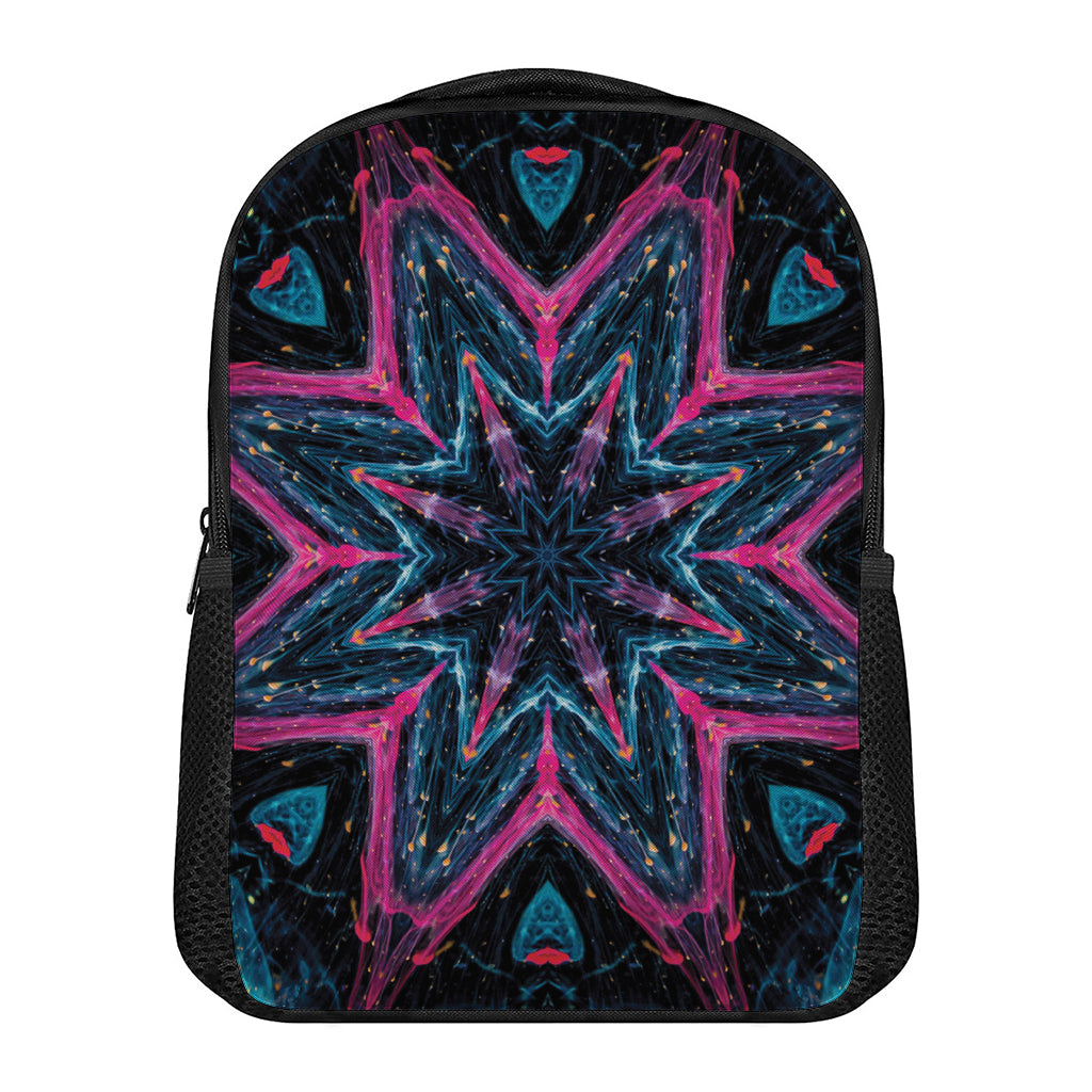 Dark Cloud Kaleidoscope Print Casual Backpack