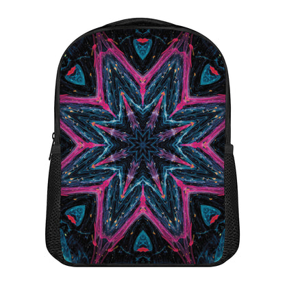 Dark Cloud Kaleidoscope Print Casual Backpack