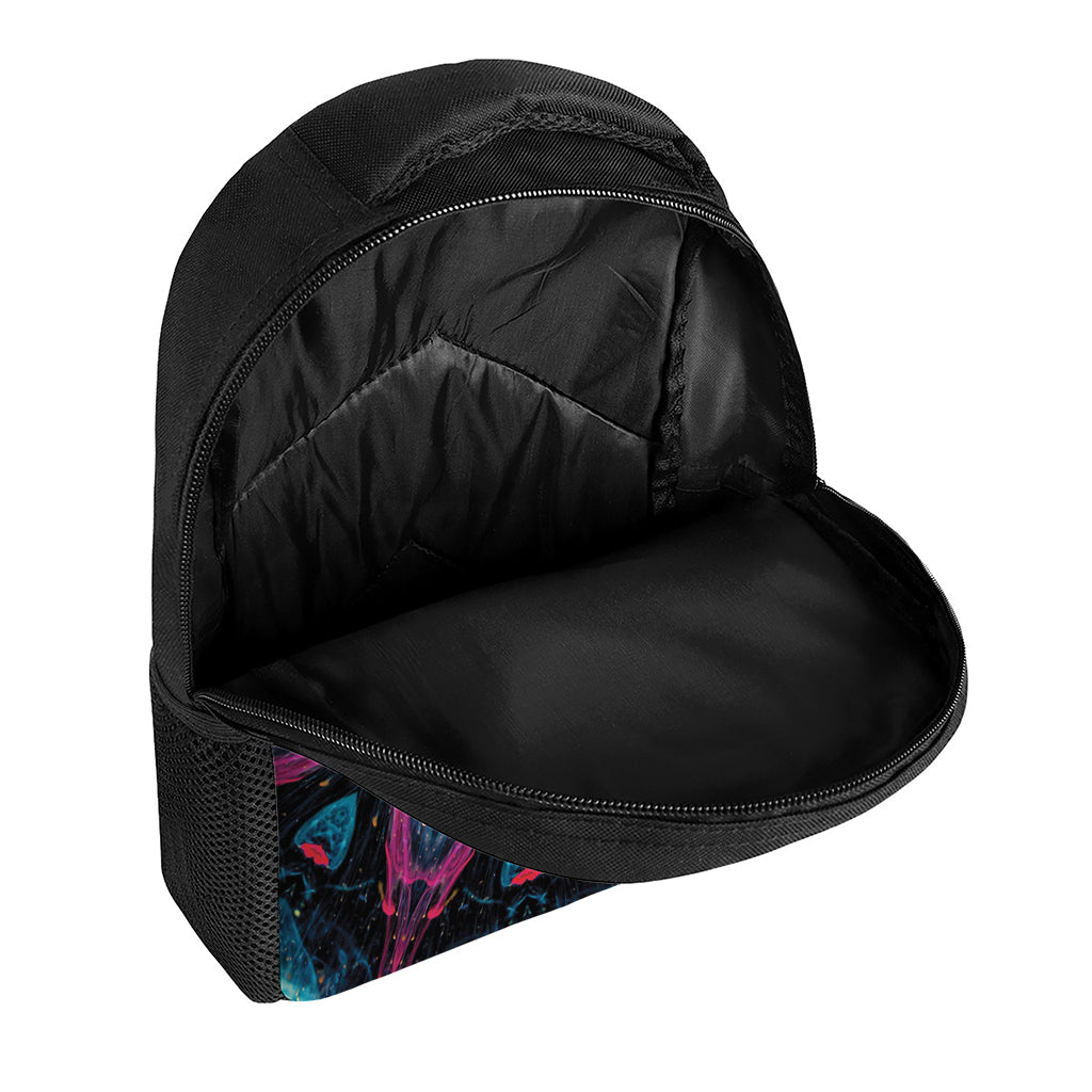 Dark Cloud Kaleidoscope Print Casual Backpack