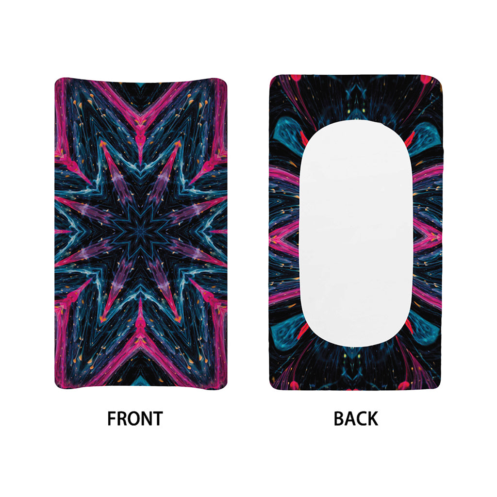 Dark Cloud Kaleidoscope Print Changing Pad Cover