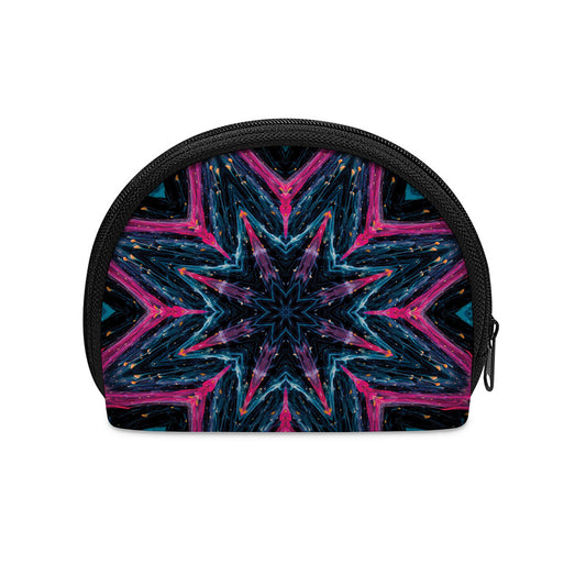Dark Cloud Kaleidoscope Print Coin Purse