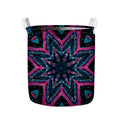 Dark Cloud Kaleidoscope Print Collapsible Laundry Basket