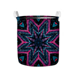 Dark Cloud Kaleidoscope Print Collapsible Laundry Basket