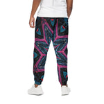 Dark Cloud Kaleidoscope Print Cotton Pants