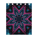 Dark Cloud Kaleidoscope Print Curtain