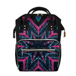 Dark Cloud Kaleidoscope Print Diaper Bag