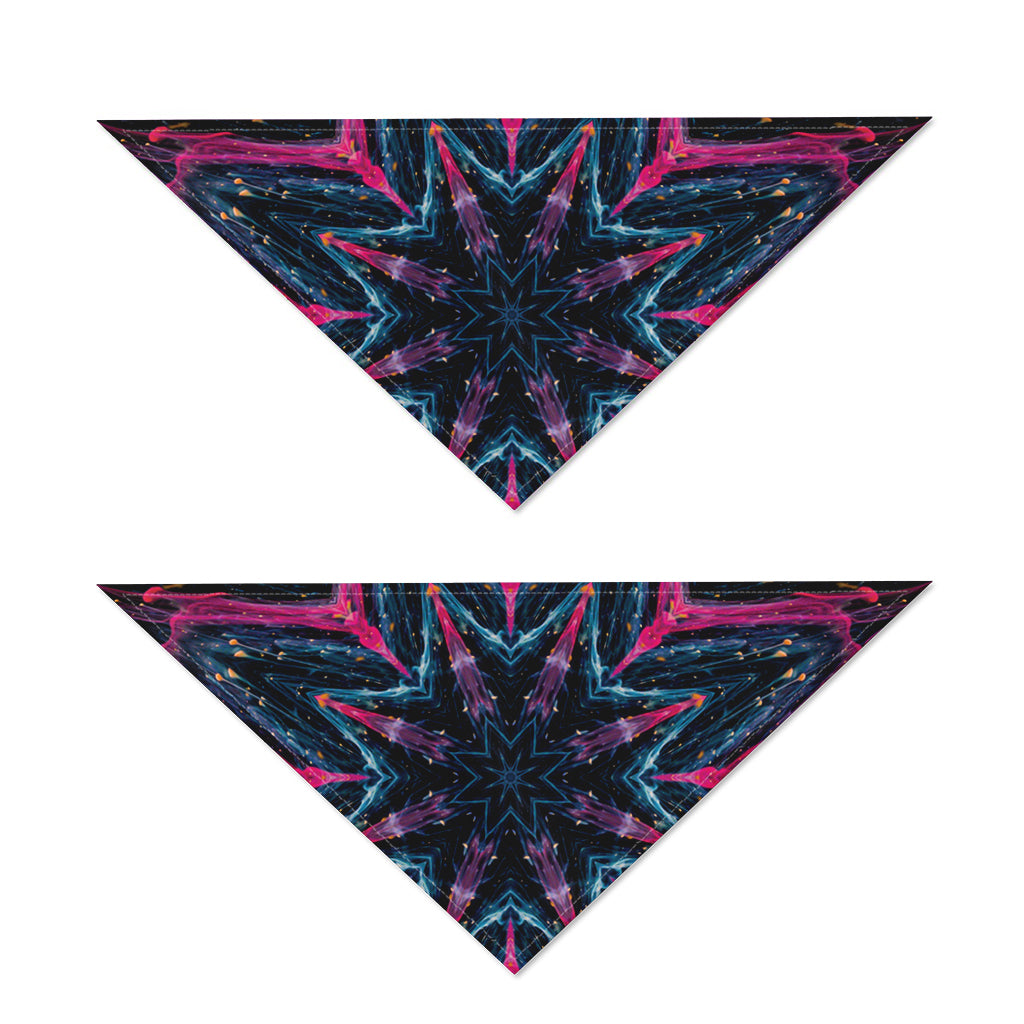 Dark Cloud Kaleidoscope Print Dog Bandana