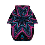 Dark Cloud Kaleidoscope Print Dog Zip Up Hoodie