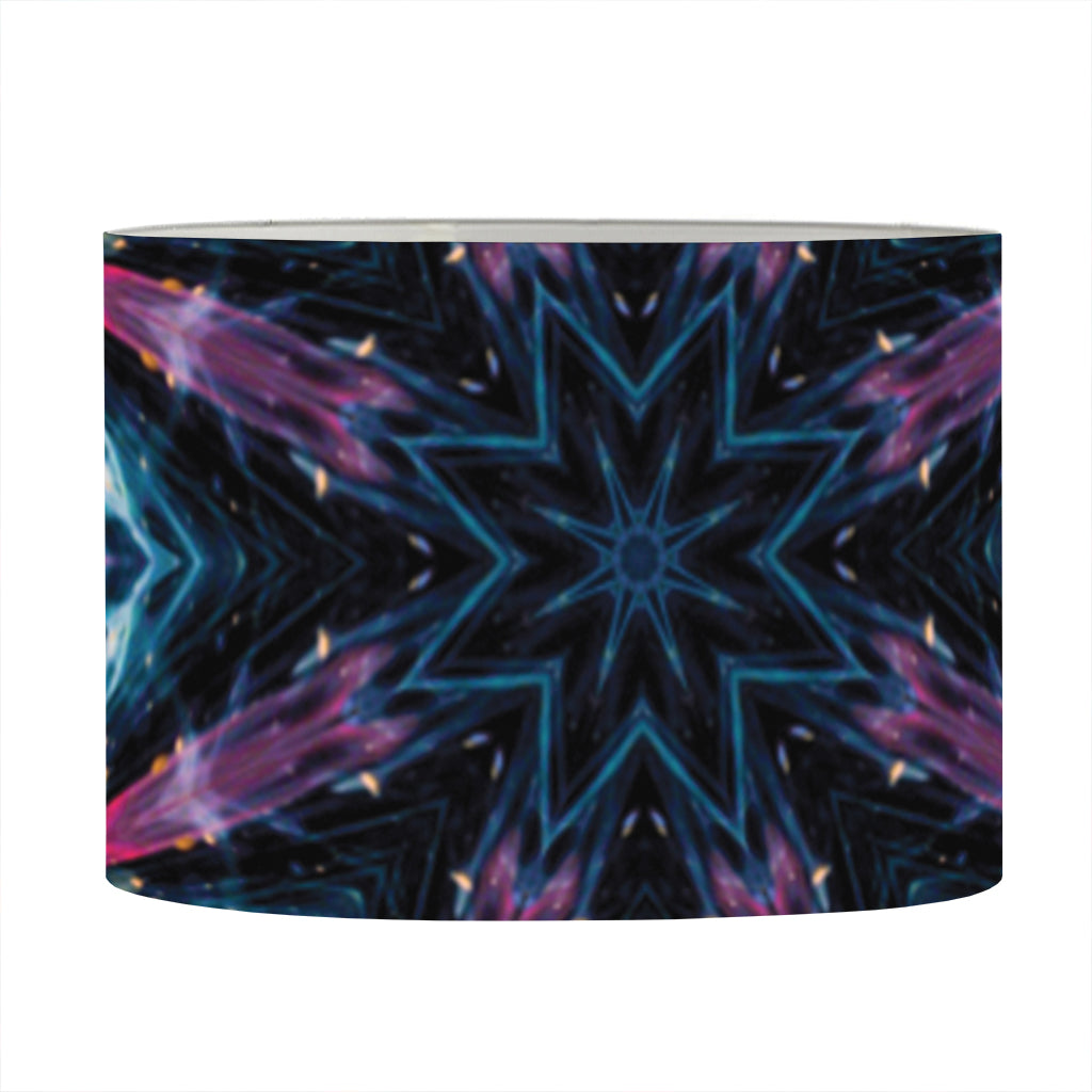 Dark Cloud Kaleidoscope Print Drum Lamp Shade