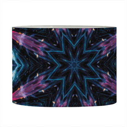 Dark Cloud Kaleidoscope Print Drum Lamp Shade