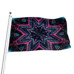 Dark Cloud Kaleidoscope Print Flag