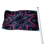 Dark Cloud Kaleidoscope Print Flag