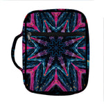 Dark Cloud Kaleidoscope Print Front Pocket Bible Bag