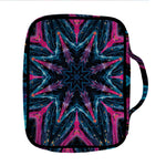 Dark Cloud Kaleidoscope Print Front Pocket Bible Bag