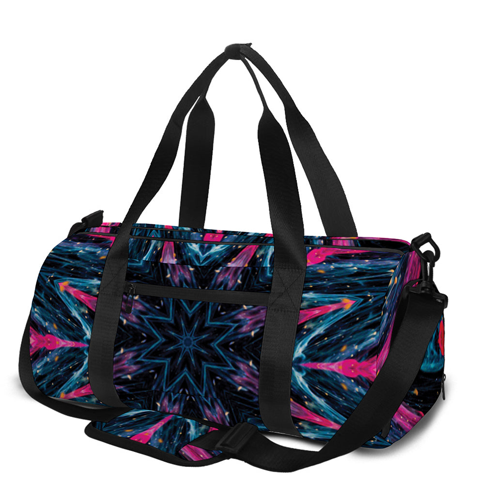 Dark Cloud Kaleidoscope Print Gym Bag