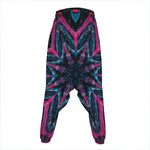 Dark Cloud Kaleidoscope Print Hammer Pants