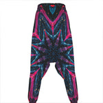 Dark Cloud Kaleidoscope Print Hammer Pants