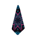 Dark Cloud Kaleidoscope Print Hand Towel