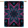 Dark Cloud Kaleidoscope Print House Flag