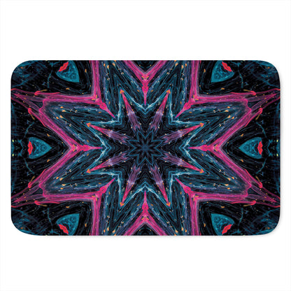 Dark Cloud Kaleidoscope Print Indoor Door Mat