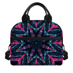 Dark Cloud Kaleidoscope Print Insulated Lunch Bag