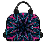 Dark Cloud Kaleidoscope Print Insulated Lunch Bag