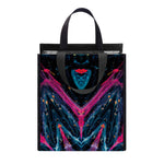 Dark Cloud Kaleidoscope Print Insulated Lunch Tote