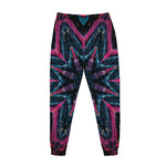 Dark Cloud Kaleidoscope Print Jogger Pants